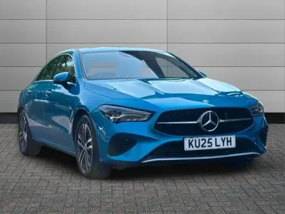 Used Mercedes CLA180 Sport Edition 134 HP (98 kW) 2025 Blue Coupe