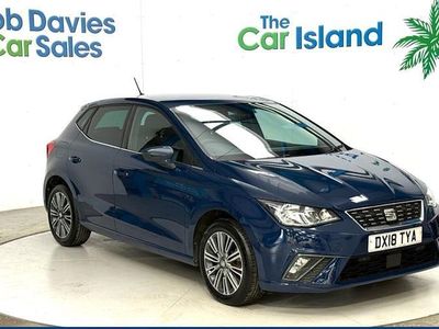 Used Seat Ibiza XCELLENCE 95 HP (69 kW) 2018 Blue Hatchback