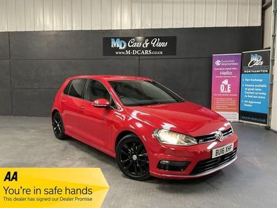 Begagnad VW Golf VII R-line 150 HK (110 kW) 2016 Röd Halvkombi