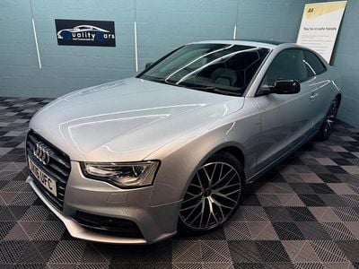 Used Audi A5 Black Edition 190 HP (139 kW) 2016 Silver Coupe