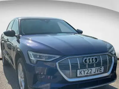 Used Audi e-tron Advanced 300 kW (408 HP) 2022 Blue SUV