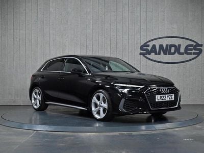 Used Audi A3 Sportback S-Line 2022 Black Hatchback
