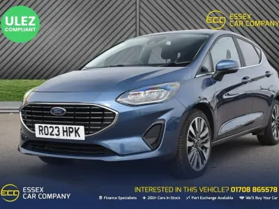 Used Ford Fiesta Titanium X 125 HP (91 kW) 2023 Blue Hatchback