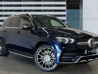 Used Mercedes GLE350 AMG line 320 HP (235 kW) 2022 Blue SUV