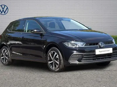 Used VW Polo Match 95 HP (69 kW) 2025 Black Hatchback