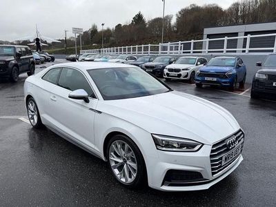 Used Audi A5 S-Line 150 HP (110 kW) 2019 White Coupe