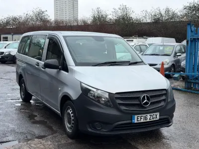 Begagnad Mercedes Vito 2016 Silver Van