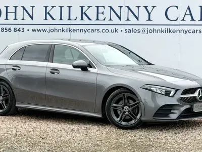 Used Mercedes A180 AMG line 136 HP (100 kW) 2021 Grey Hatchback