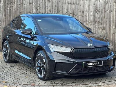 Black Used 2023 Skoda Enyaq iV SportlinePlus SUV | £26,099 (Fair price)