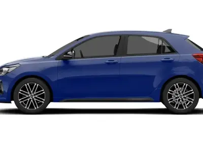Usado Kia Rio 120 CV (88 kW) 2022 Azul Utilitario