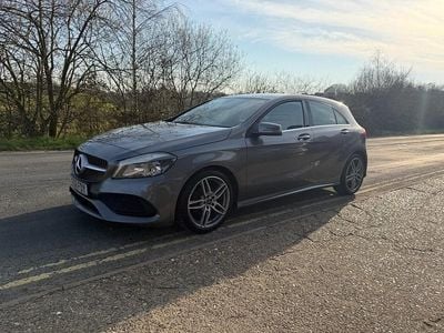 Used Mercedes A180 AMG line 109 HP (80 kW) 2016 Grey Hatchback
