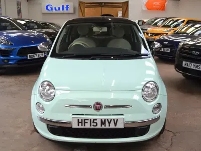Used Fiat 500 Lounge 69 HP (50 kW) 2015 Green Hatchback