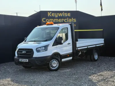 Used Ford Transit 130 HP (95 kW) 2020 White Cabriolet