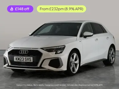Used Audi A3 S-Line 150 HP (110 kW) 2023 White Sedan