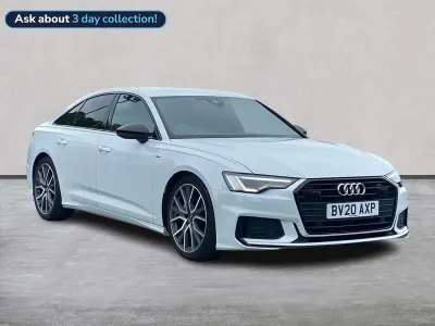 Begagnad Audi A6 Black Edition 2020 Vit