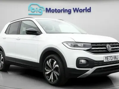 Used VW T-Cross Black Edition 95 HP (69 kW) 2023 White SUV