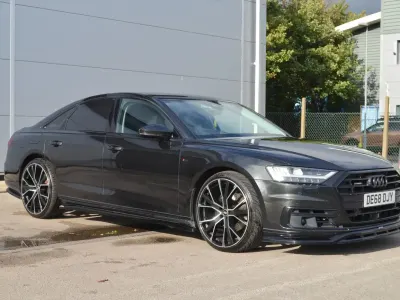 Begagnad Audi A8 Advanced 286 HK (210 kW) 2018 Grå Sedan