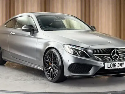 Used Mercedes C43 AMG Premium Plus 367 HP (269 kW) 2018 Grey Coupe
