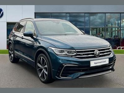 Blue Used 2021 VW Tiguan R-line SUV | £22,628 (Fair price)