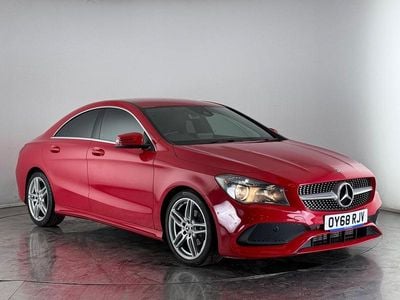 Used Mercedes CLA180 AMG line 122 HP (89 kW) 2018 Red Sedan
