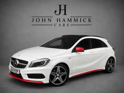 Used Mercedes A250 AMG 2014 White Hatchback