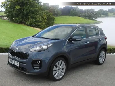 Begagnad Kia Sportage 114 HK (83 kW) 2018 Blå SUV