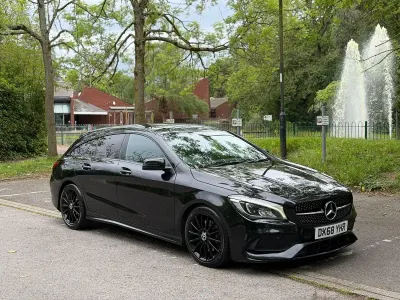 Used Mercedes CLA220 AMG line 2018 Black Sedan
