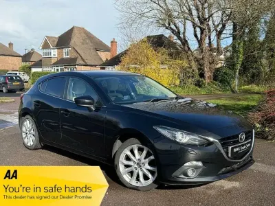 Usado Mazda 3 Inclusive 165 CV (121 kW) 2014 Negro Utilitario