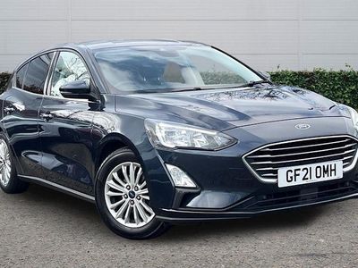 Used Ford Focus Titanium 120 HP (88 kW) 2021 Blue Hatchback