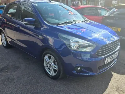 Used Ford Ka Zetec 69 HP (50 kW) 2016 Blue Hatchback