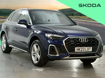 Used Audi Q5 S-Line 265 HP (194 kW) 2023 Blue SUV