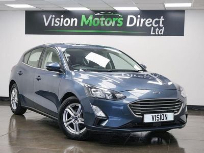 Begagnad Ford Focus Zetec 120 HK (88 kW) 2021 Blå Halvkombi