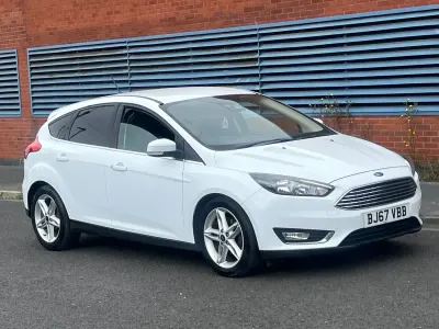 Used Ford Focus Titanium 2017 White Hatchback