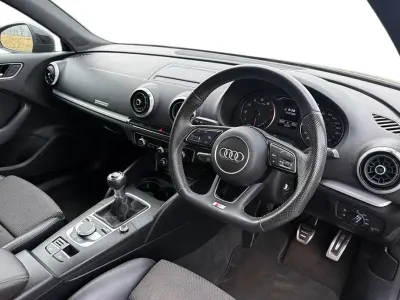 Used Audi A3 Sportback Black Edition 116 HP (85 kW) 2018 Black Hatchback