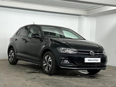 Used VW Polo Match 95 HP (69 kW) 2021 Black Hatchback