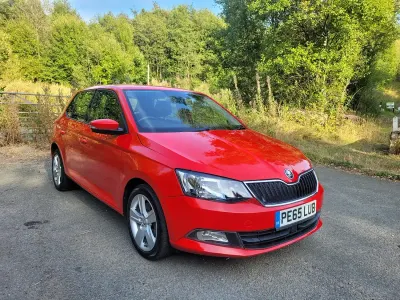 Used Skoda Fabia SE L 105 HP (77 kW) 2015 Red Hatchback