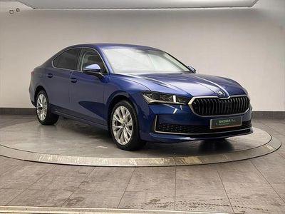 Used Skoda Superb SE L 147 HP (108 kW) 2025 Cobalt blue metallic Hatchback