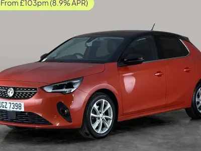 Used Vauxhall Corsa Elite 75 HP (55 kW) 2021 Orange Hatchback