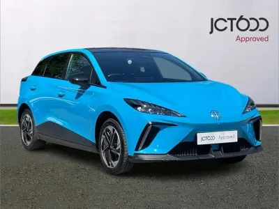Used MG MG4 EV Trophy 150 kW (204 HP) 2023 Blue Hatchback