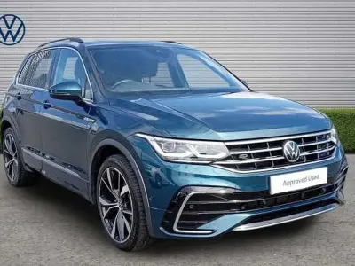 Usado VW Tiguan R-line 150 CV (110 kW) 2022 Azul SUV