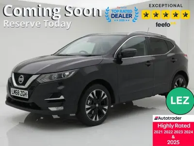 Used Nissan Qashqai N-Connecta 115 HP (84 kW) 2018 Black SUV