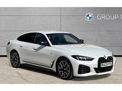 Mineral white New 2025 BMW i4 Shadowline Sedan | £44,995