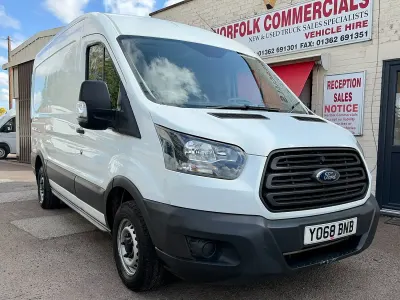 Used Ford Transit 130 HP (95 kW) 2018 White Van