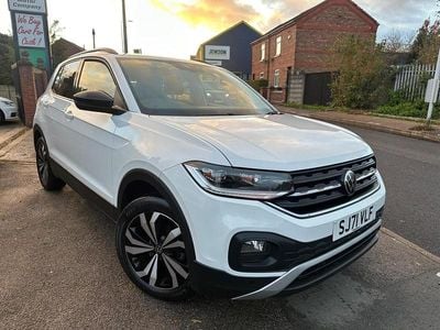 White Used 2021 VW T-Cross Black Edition SUV | £15,490 (Fair price)