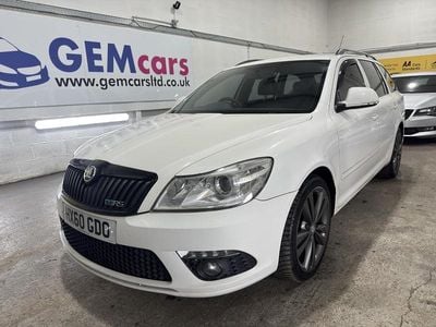 Used Skoda Octavia vRS 2010 White Estate