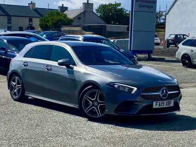 Used Mercedes A180 AMG Line Premium 116 HP (85 kW) 2019 Grey Hatchback