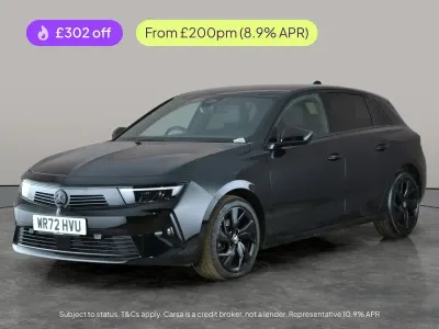 Second-hand Vauxhall Astra GS Line 130 CP (95 kW) 2022 Negru Hatchback