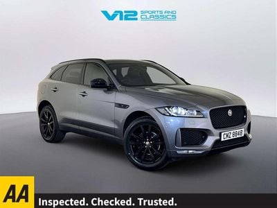 Begagnad Jaguar F-Pace Chequered Flag 180 HK (132 kW) 2019 Grå SUV
