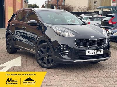 Used Kia Sportage GT-Line 177 HP (130 kW) 2017 Black SUV