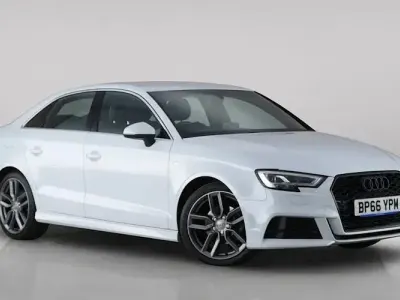 Used Audi A3 S-Line 150 HP (110 kW) 2016 White Sedan